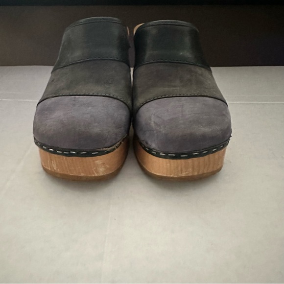 Swedish Hasbeens color block clogs - Picture 5 of 8